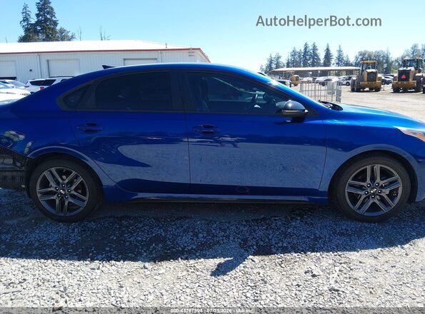 3KPF34AD8ME320707 2021 KIA FORTE Blue Панорамний вид салону 360°