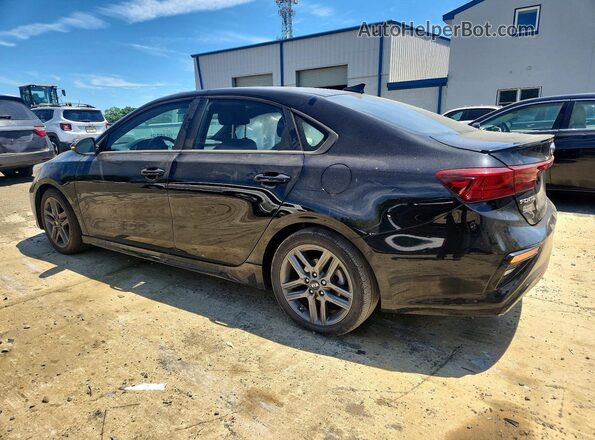 3KPF34AD8ME353187 2021 KIA FORTE Черный Задняя левая четверть