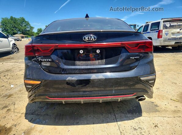 3KPF34AD8ME353187 2021 KIA FORTE Черный Вид сзади