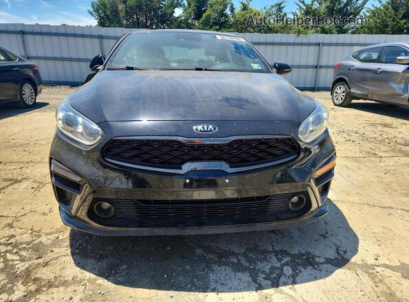 3KPF34AD8ME353187 2021 KIA FORTE Черный Вид спереди