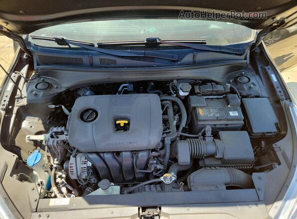 3KPF34AD8ME353187 2021 KIA FORTE Черный Вид задней части салона