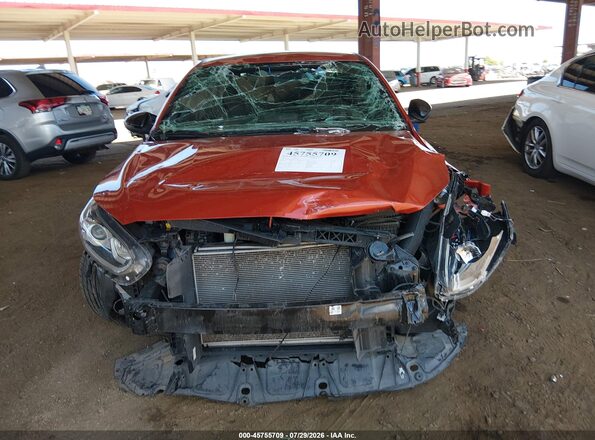 3KPF34AD8ME377747 2021 KIA FORTE Оранжевый Вид щитка приборов