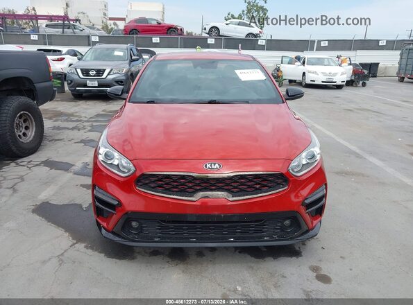 3KPF34AD8ME409029 2021 KIA FORTE Orange Vista del cuadro de instrumentos