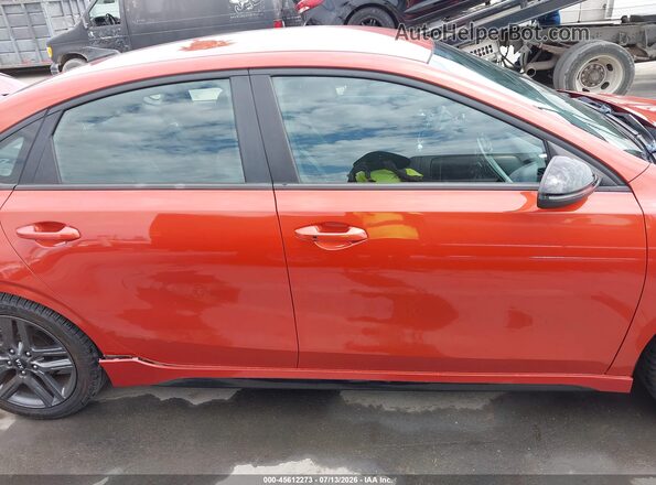 3KPF34AD8ME409029 2021 KIA FORTE Orange Vista interior trasera