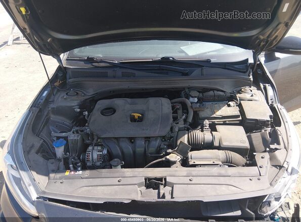 3KPF34AD8ME414165 2021 KIA FORTE Gray უკანა ხედი