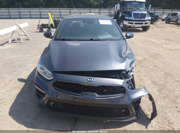 3KPF34AD8ME414165 2021 KIA FORTE Gray ხელსაწყოთა პანელის ხედი