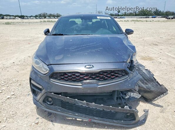 3KPF34AD8ME415896 2021 KIA FORTE Gray Вид спереду