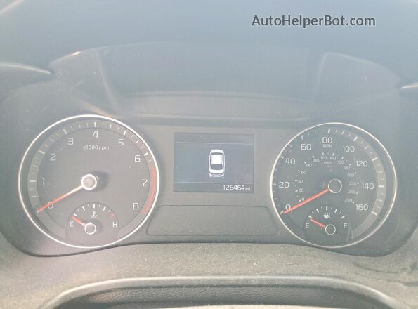 3KPF34AD8ME415896 2021 KIA FORTE Gray Вид щитка приладів