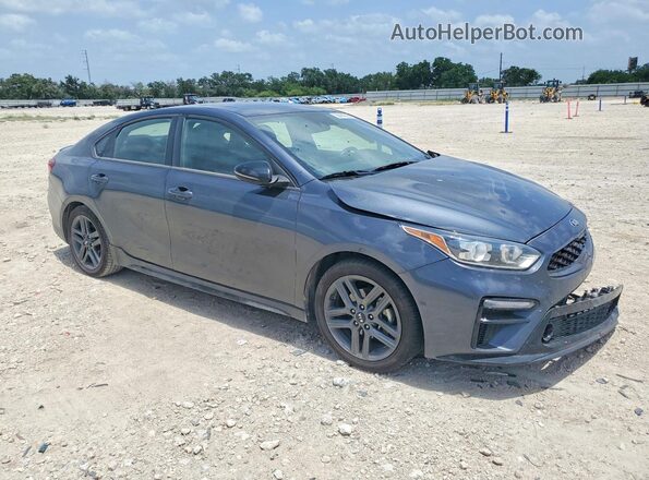 3KPF34AD8ME415896 2021 KIA FORTE Gray Передня права чверть
