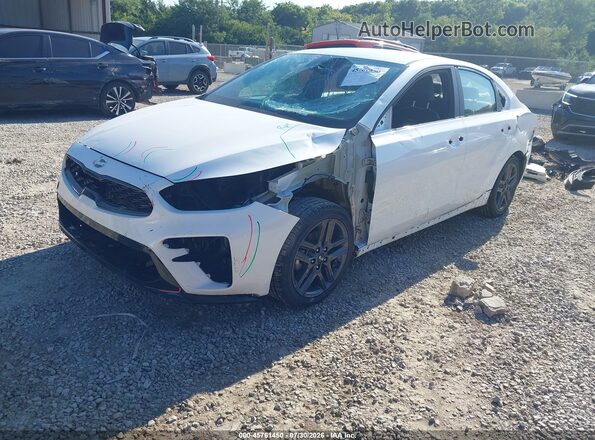 3KPF34AD8ME419074 2021 KIA FORTE White Передня ліва чверть