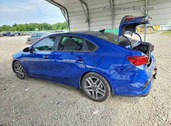 3KPF34AD9KE124157 2019 KIA FORTE Blue უკანა მარცხენა