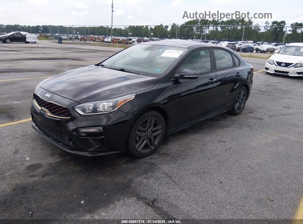 3KPF34AD9LE229928 2020 KIA FORTE Black წინა მარცხენა ხედი სამი მეოთხედიდან