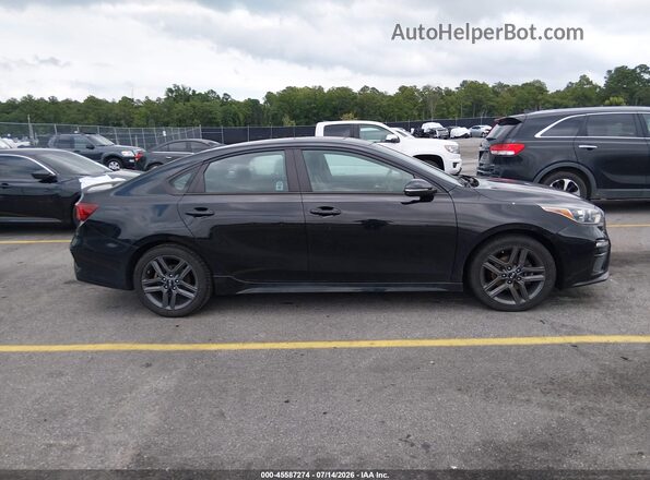 3KPF34AD9LE229928 2020 KIA FORTE Black უკანა სალონის ხედი