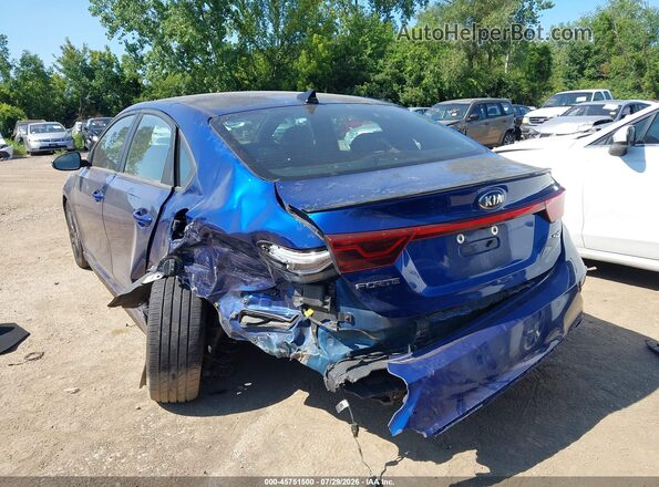 3KPF34AD9ME283005 2021 KIA FORTE Blue Trasero izquierdo