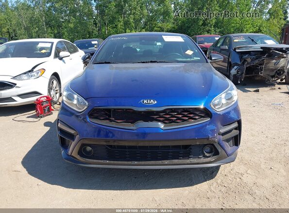3KPF34AD9ME283005 2021 KIA FORTE Blue Vista del cuadro de instrumentos