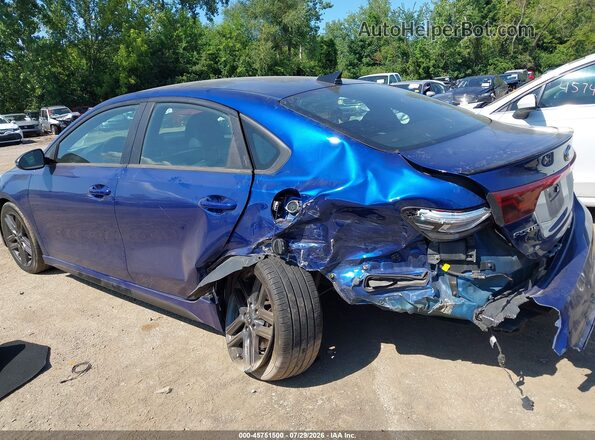 3KPF34AD9ME283005 2021 KIA FORTE Blue Vista interior de 360 grados