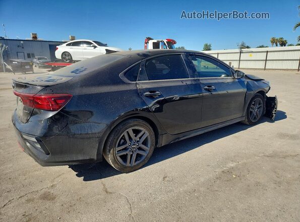 3KPF34AD9ME350265 2021 KIA FORTE Black Trasero derecho