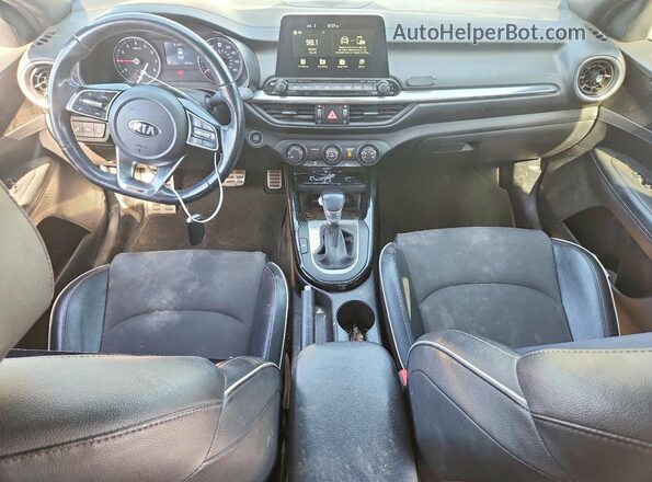 3KPF34AD9ME350265 2021 KIA FORTE Black Vista del salpicadero