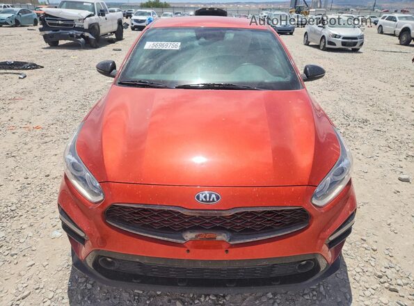 3KPF34AD9ME385145 2021 KIA FORTE Red Widok z przodu