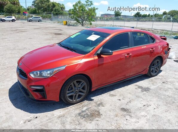 3KPF34AD9ME409976 2021 KIA FORTE Orange Передня ліва чверть