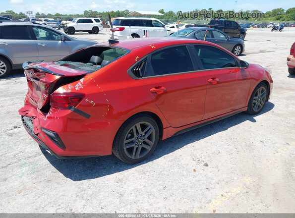 3KPF34AD9ME409976 2021 KIA FORTE Orange Задня права чверть