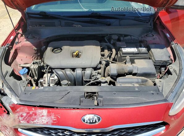 3KPF34ADXKE016386 2019 KIA FORTE Red Սալոնի հետևի տեսք