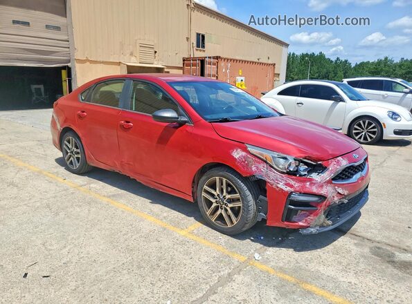 3KPF34ADXKE016386 2019 KIA FORTE Red Առջևի աջ