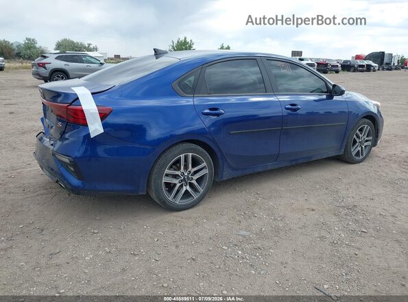 3KPF34ADXKE087619 2019 KIA FORTE Blue Задня права чверть