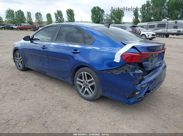 3KPF34ADXKE087619 2019 KIA FORTE Blue Задня ліва чверть