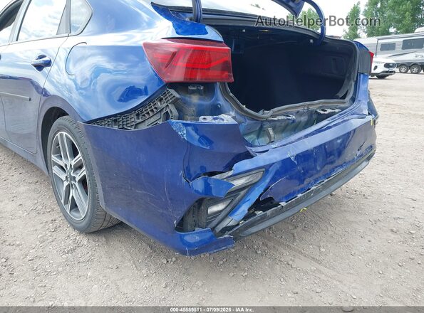 3KPF34ADXKE087619 2019 KIA FORTE Blue Вид спереду