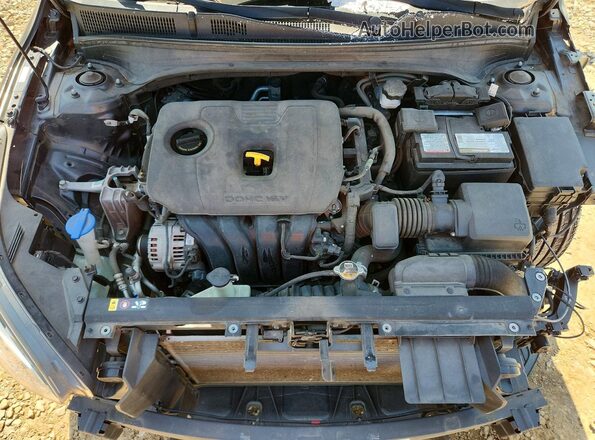 3KPF34ADXLE141972 2020 KIA FORTE Угольный Вид задней части салона