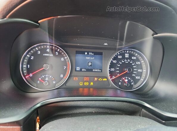 3KPF34ADXME406309 2021 KIA FORTE Blue ხელსაწყოთა პანელის ხედი