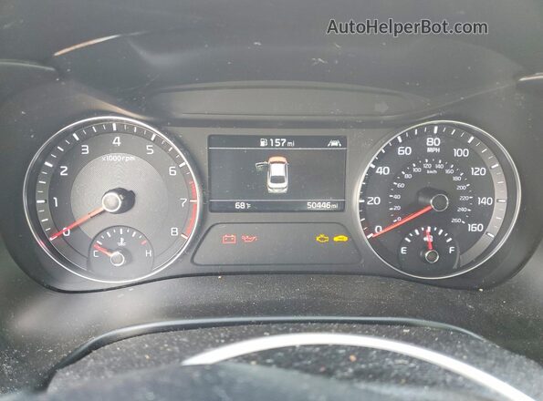 3KPF44AC0ME282281 2021 KIA FORTE White Instrument cluster view