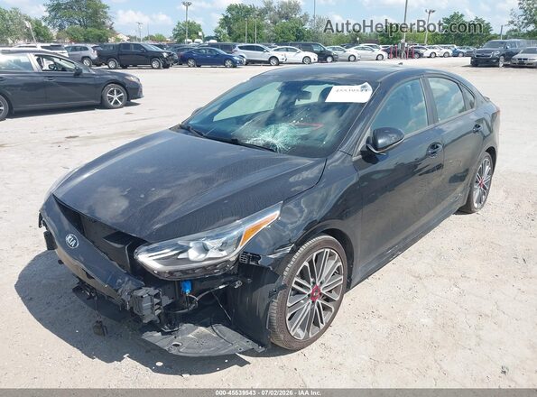 3KPF44AC1ME354847 2021 KIA FORTE Black Передня ліва чверть