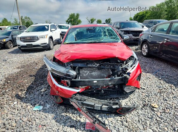 3KPF44AC1NE485195 2022 KIA FORTE Red Widok z przodu