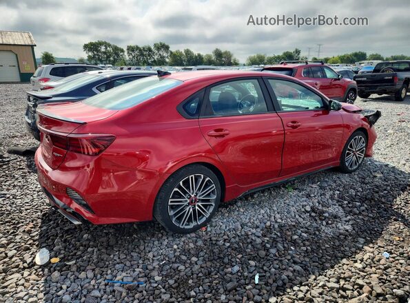 3KPF44AC1NE485195 2022 KIA FORTE Red Tył prawy