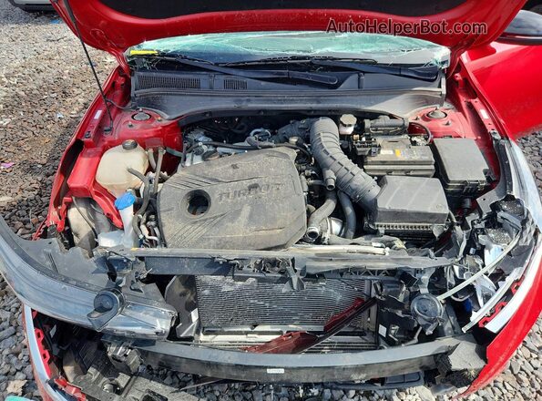 3KPF44AC1NE485195 2022 KIA FORTE Red Widok wnętrza z tyłu