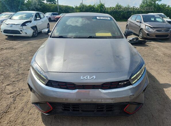 3KPF44AC1PE595019 2023 KIA FORTE Gray Front view