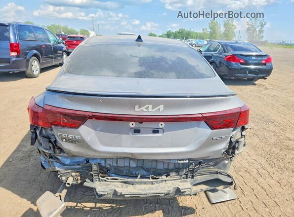 3KPF44AC1PE595019 2023 KIA FORTE Gray Rear view