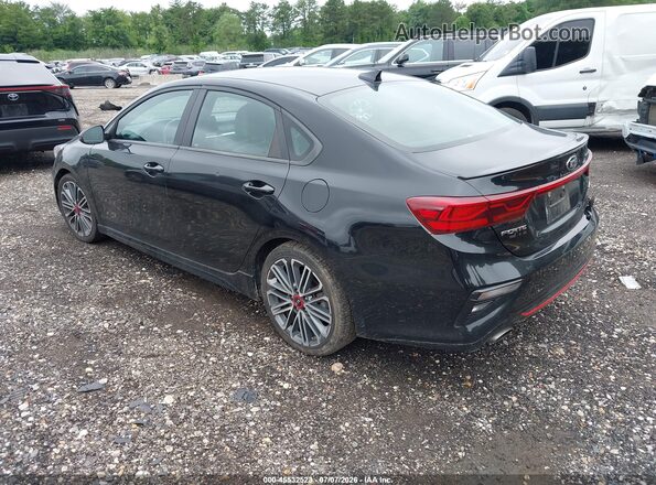 3KPF44AC2ME279561 2021 KIA FORTE Black უკანა მარცხენა
