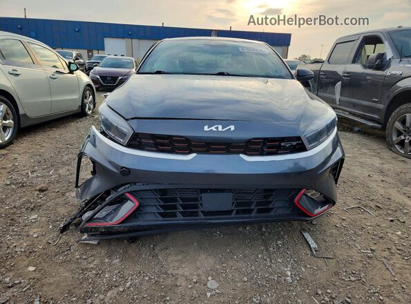 3KPF44AC2PE528171 2023 KIA FORTE Gray წინა ხედი