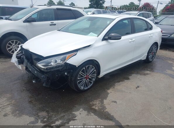 3KPF44AC3LE144961 2020 KIA FORTE White Առջևի ձախ երեք քառորդ տեսարան