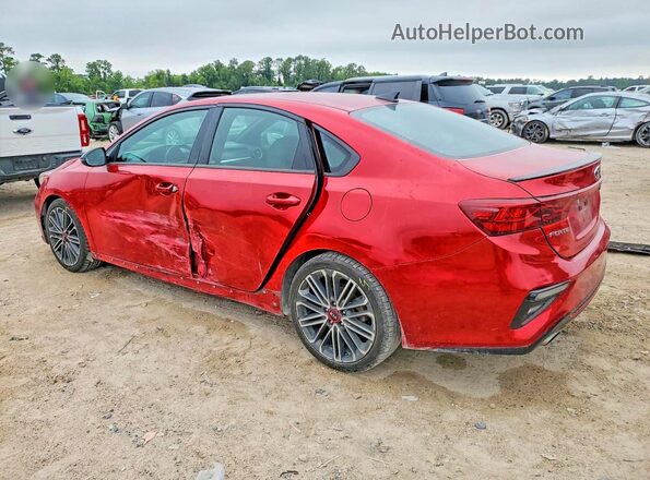 3KPF44AC4ME394839 2021 KIA FORTE Red Հետևի ձախ
