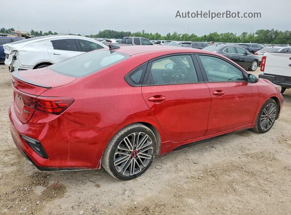 3KPF44AC4ME394839 2021 KIA FORTE Red Հետևի աջ