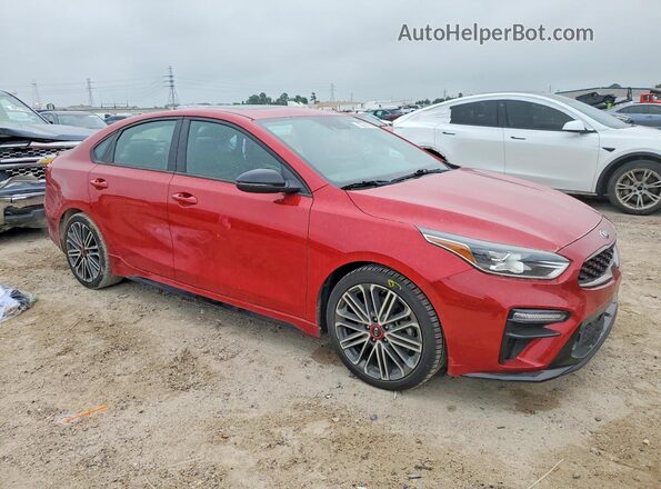 3KPF44AC4ME394839 2021 KIA FORTE Red Առջևի աջ