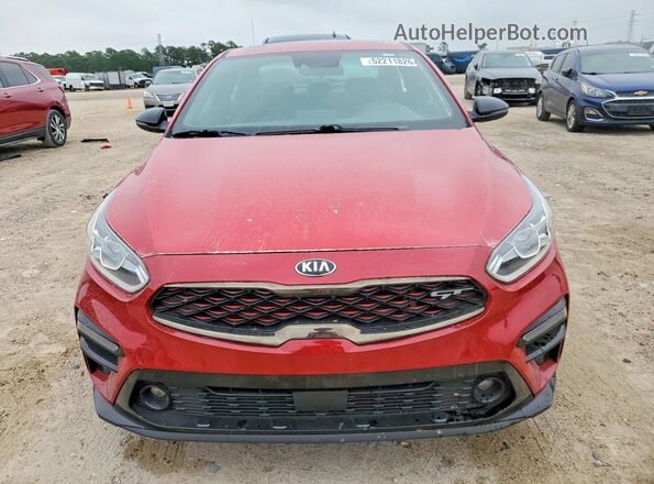 3KPF44AC4ME394839 2021 KIA FORTE Red Դիմացի տեսք