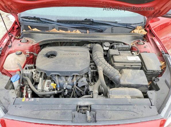 3KPF44AC4ME394839 2021 KIA FORTE Red Սալոնի հետևի տեսք