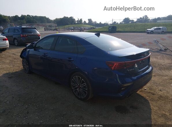 3KPF44AC4ME399992 2021 KIA FORTE Blue Tył lewy