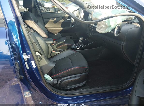 3KPF44AC4ME399992 2021 KIA FORTE Blue Widok wnętrza z przodu