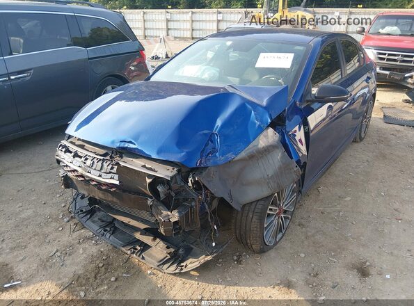 3KPF44AC4ME399992 2021 KIA FORTE Blue Widok z przodu